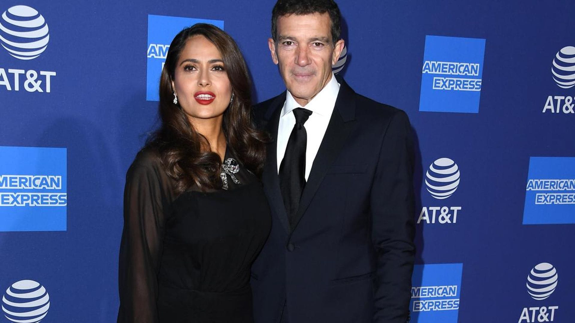 Salma Hayek delighted to present award to her BFF Antonio Banderas