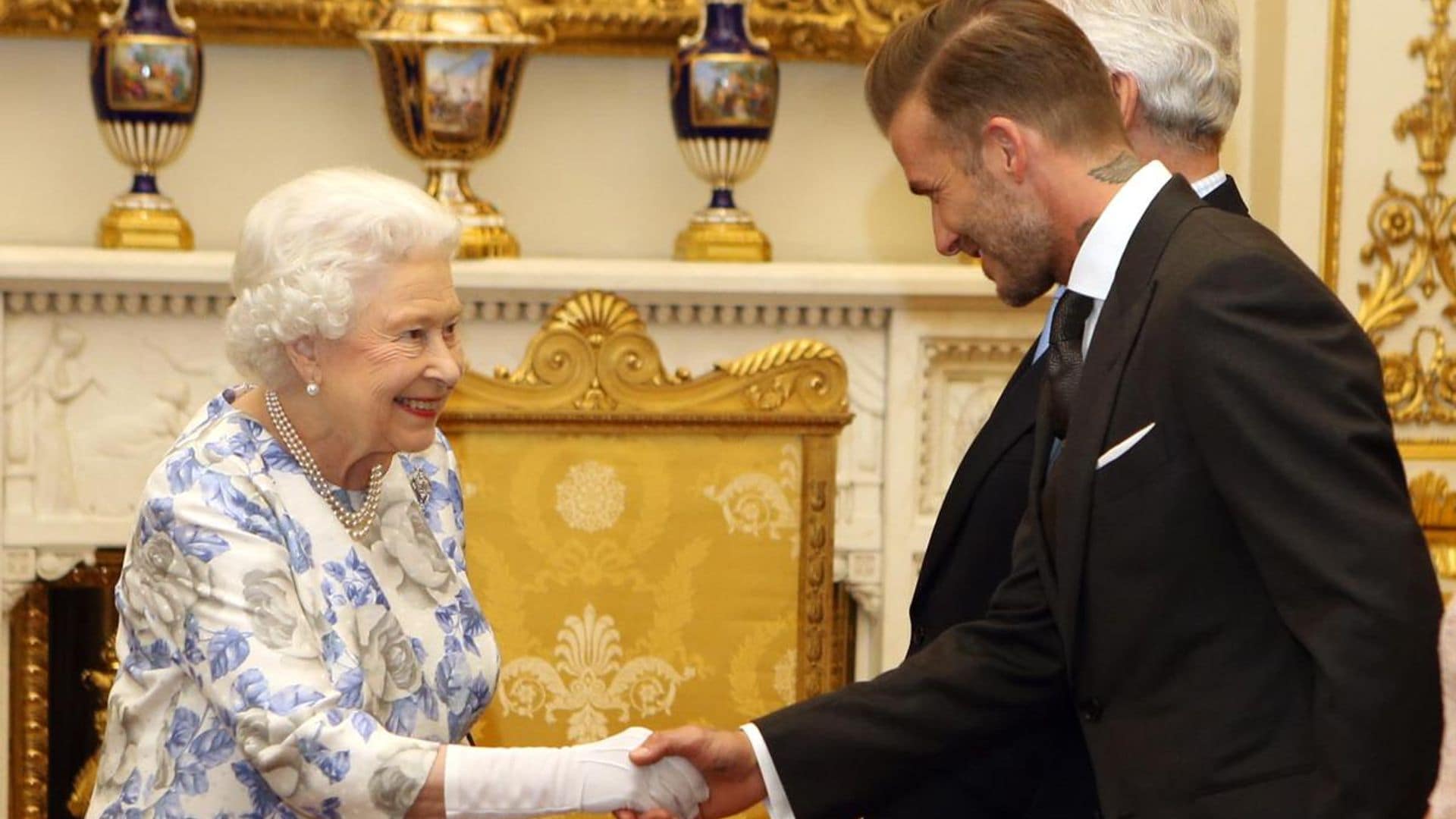 David Beckham mourns the death of Queen Elizabeth; photos of them through the years