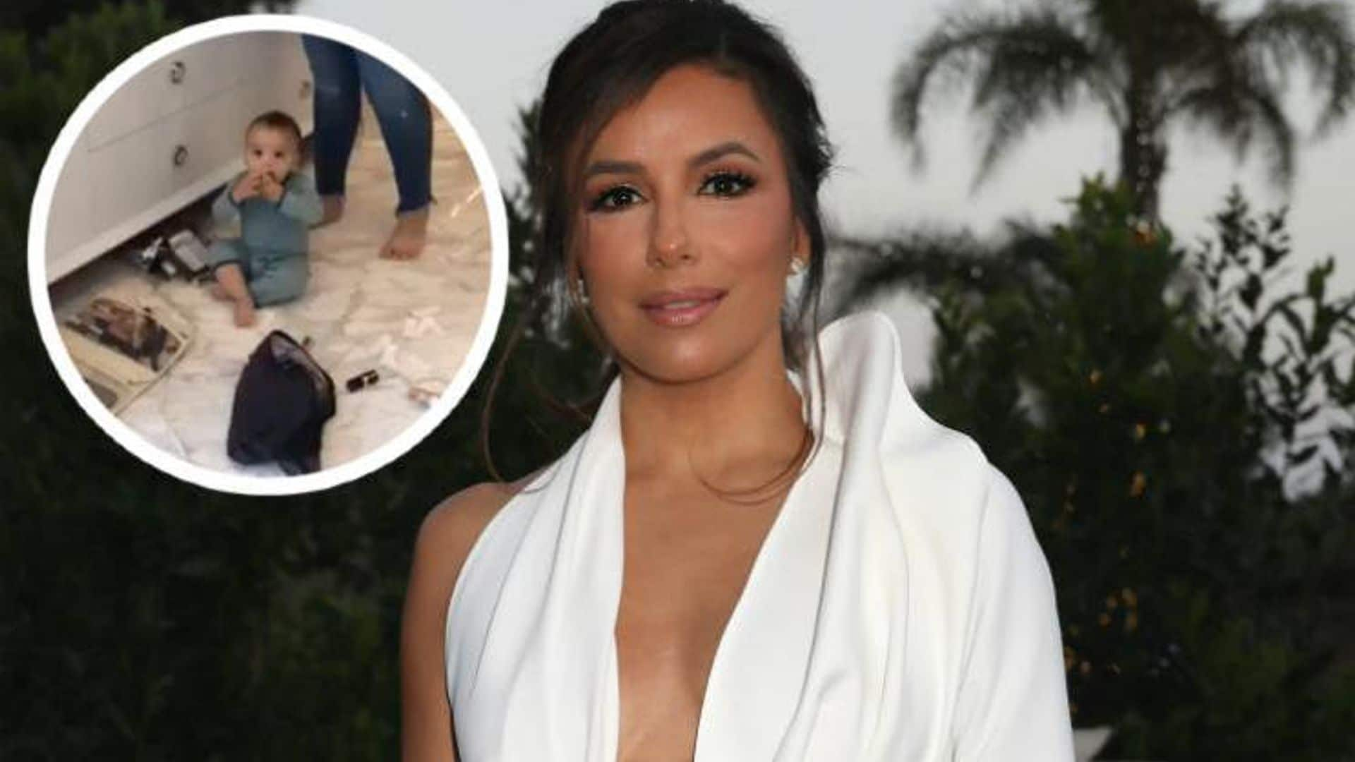 Baby Santiago helps mom Eva Longoria glam up for special day: 'it's bigger than my wedding day'