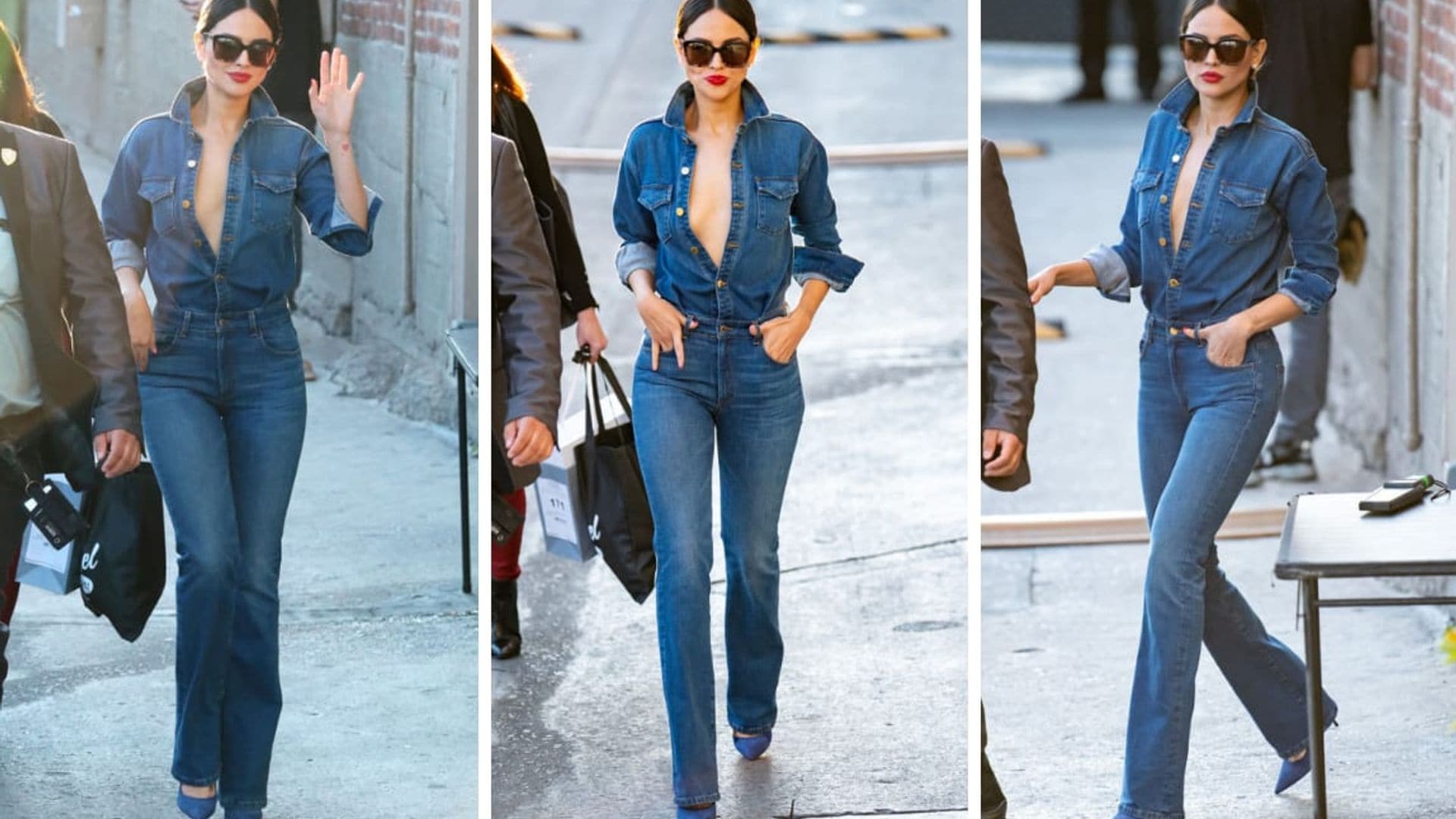 Eiza González proves anyone can rock a denim jumpsuit effortlessly: See how to wear it