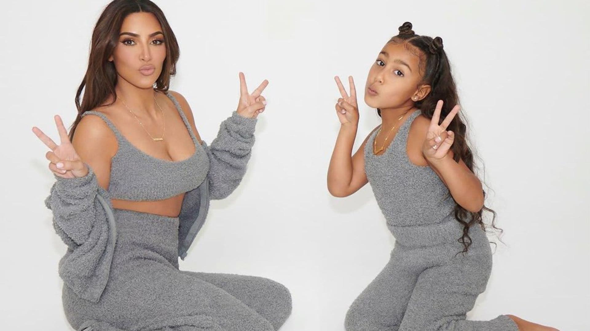 North West hilariously accuses Kim Kardashian of changing her voice on social media