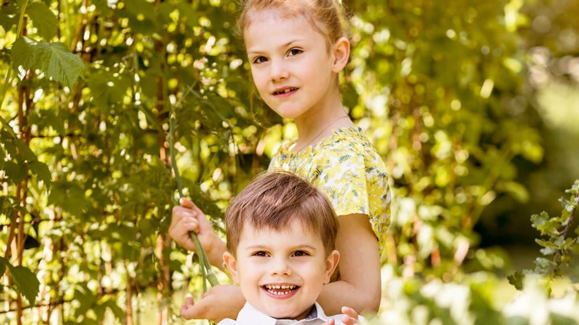 Princess Estelle enjoys summer with brother Prince Oscar after wrapping up first year of school