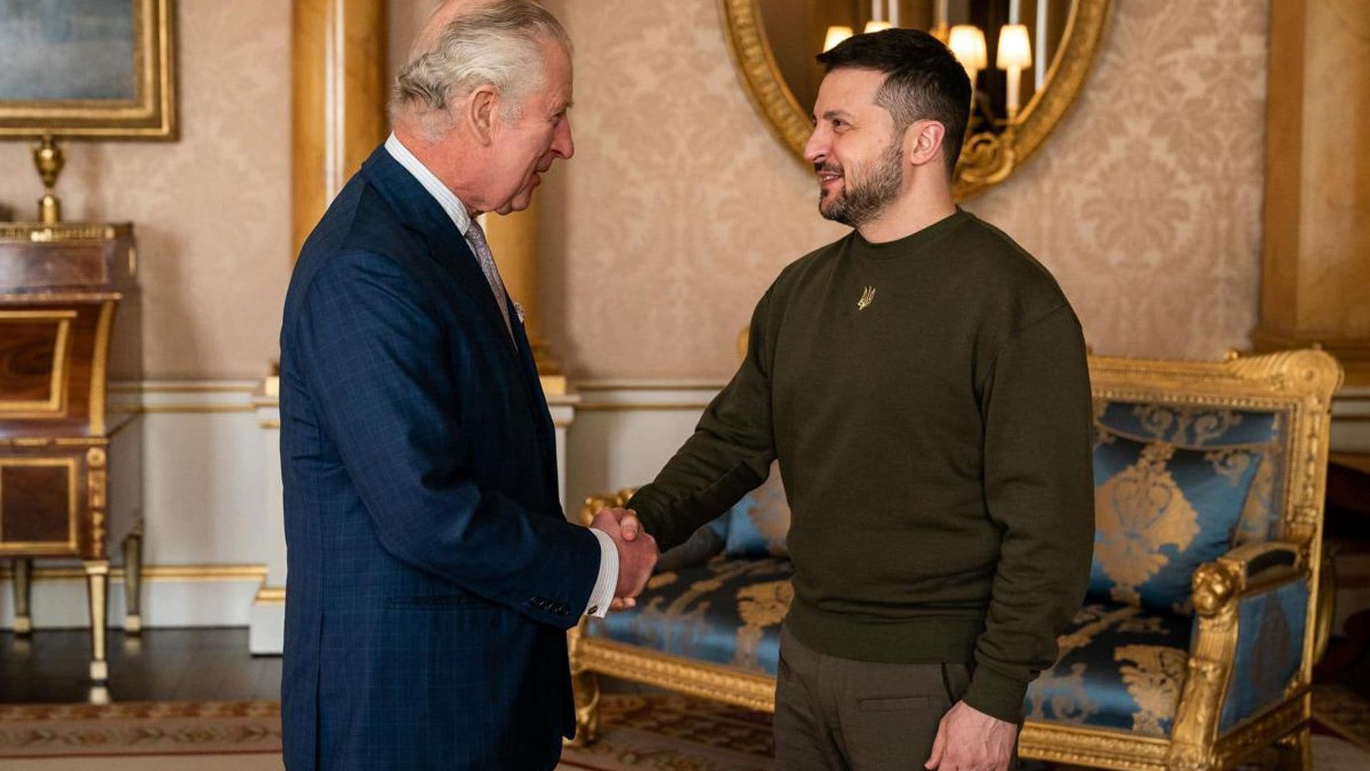 British royal welcomes Ukraine's President Zelensky to Buckingham Palace