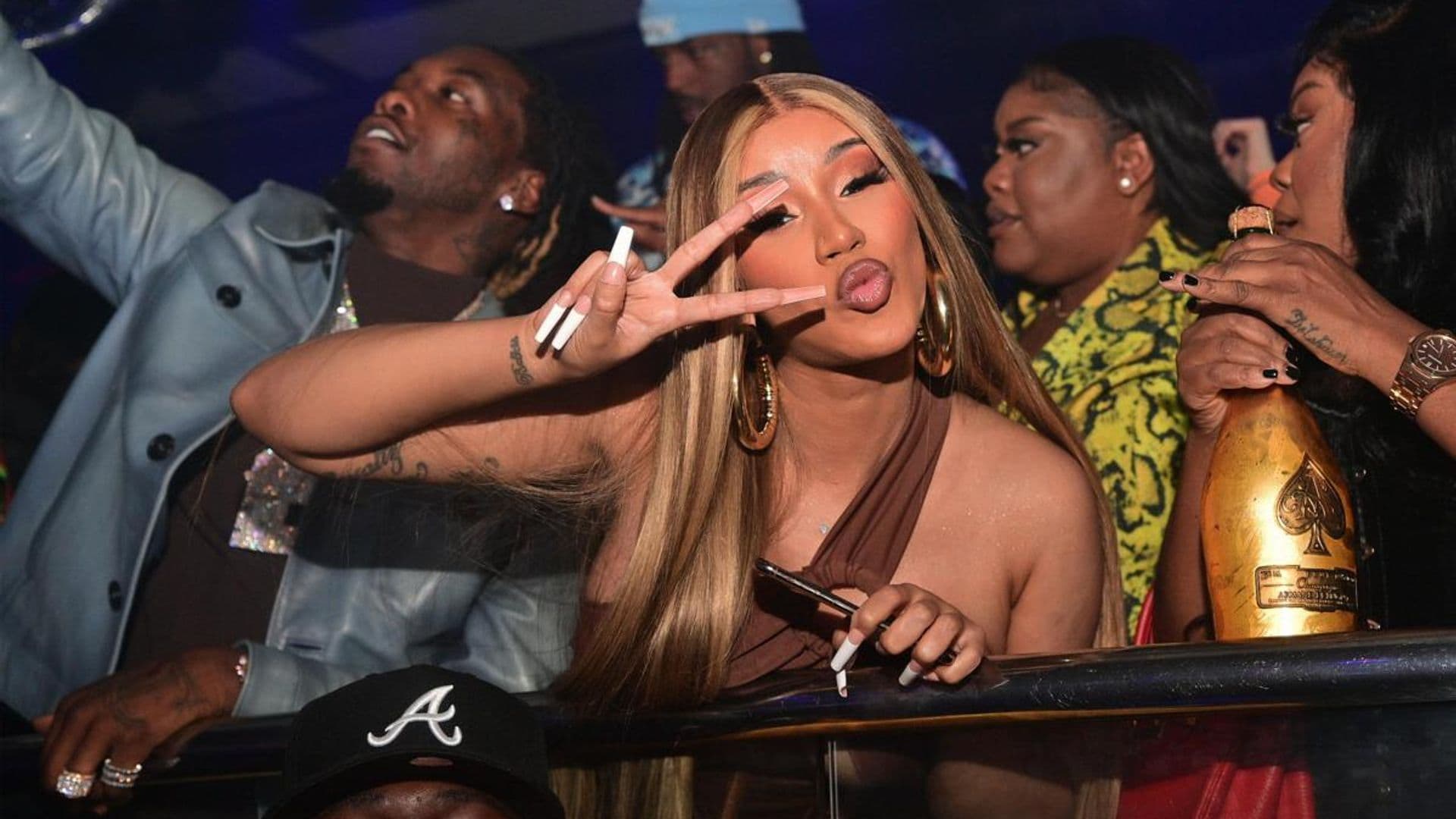 Cardi B and Offset caught partying with no masks for the rapper’s 29th birthday