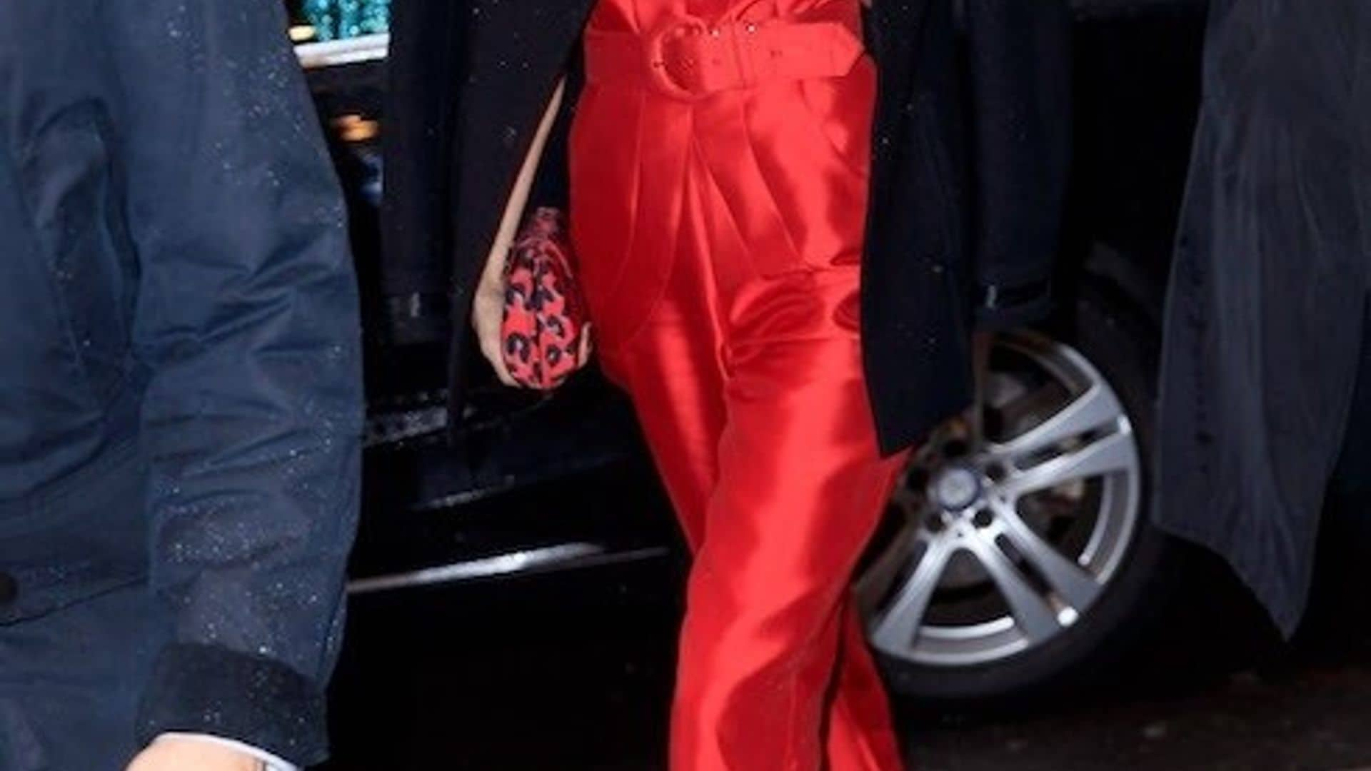 Fashion Alert: Amal Clooney’s striking red jumpsuit will soon be everywhere