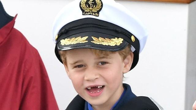 Prince George is the cutest little sailor at King's Cup regatta