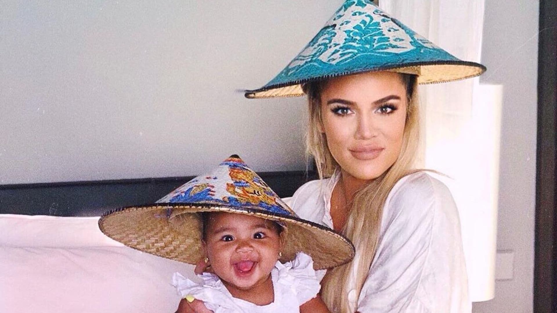 True Thompson stars in her first official photo shoot with Khloe Kardashian