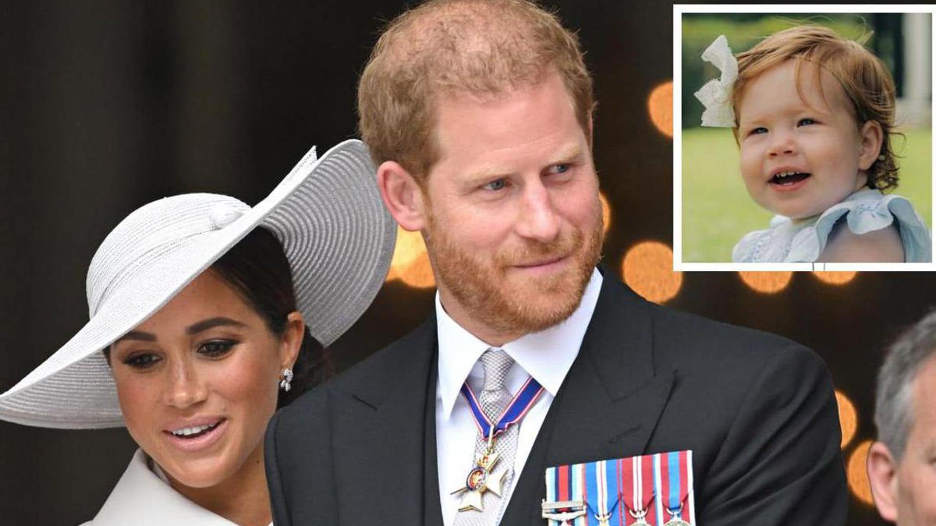 Meghan Markle and Prince Harry’s daughter Lilibet has his adorable red hair!