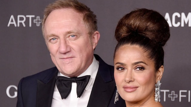 Salma Hayek and Francois-Henri Pinault at the 2019 LACMA Art + Film Gala Presented By Gucci - Arrivals