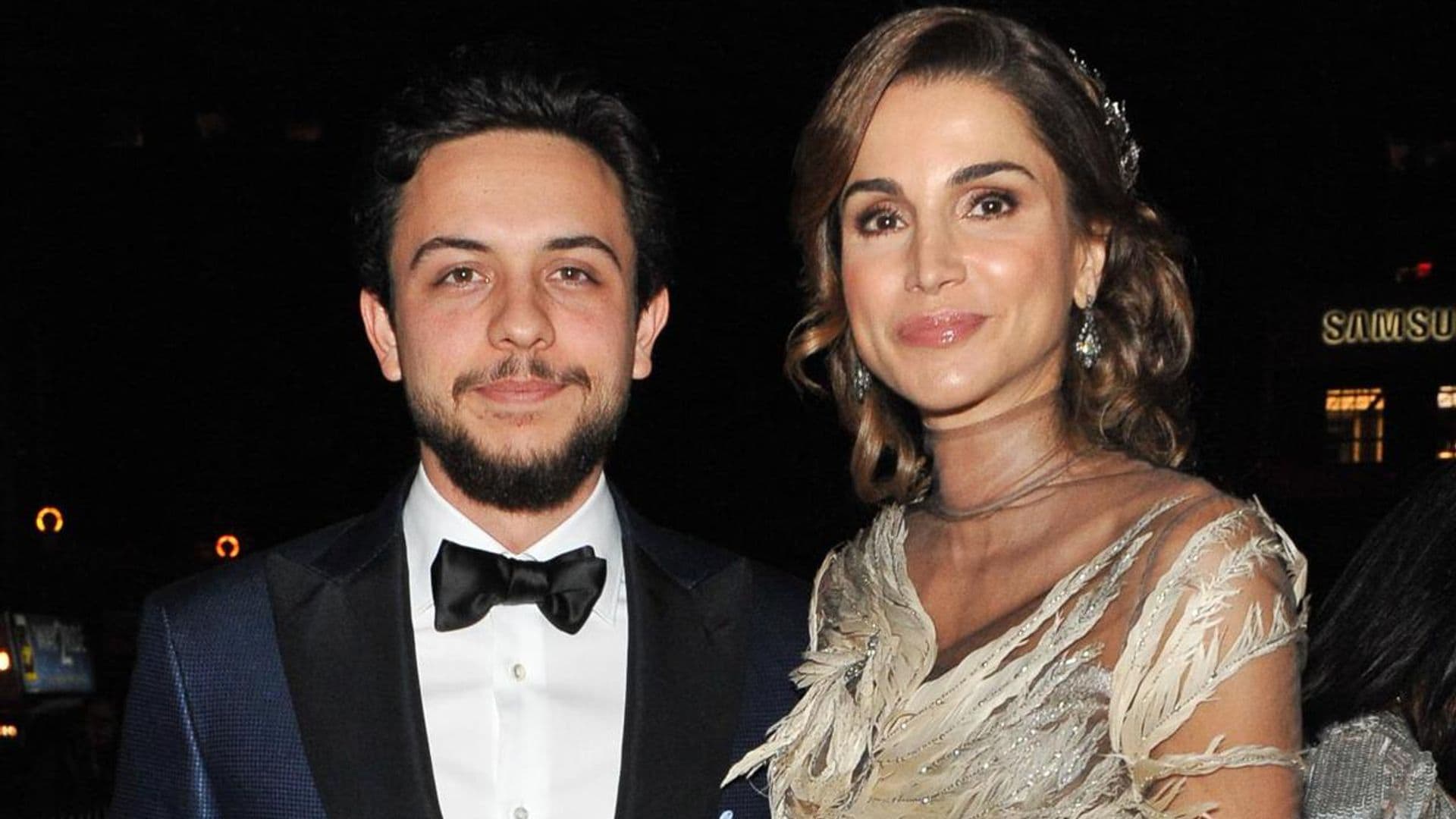 Crown Prince Hussein celebrates mom Queen Rania's birthday with sweet tribute