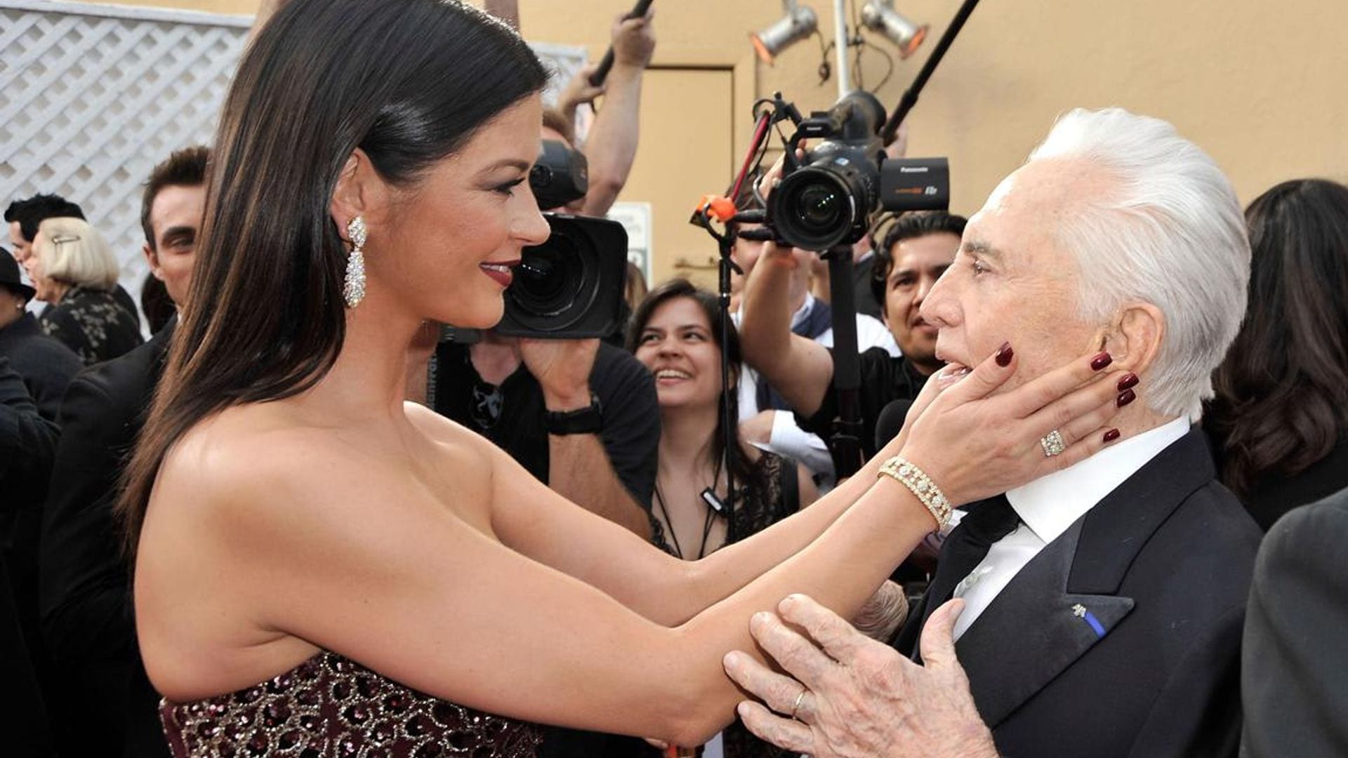 Catherine Zeta-Jones shows her special relationship with legendary father-in-law Kirk Douglas