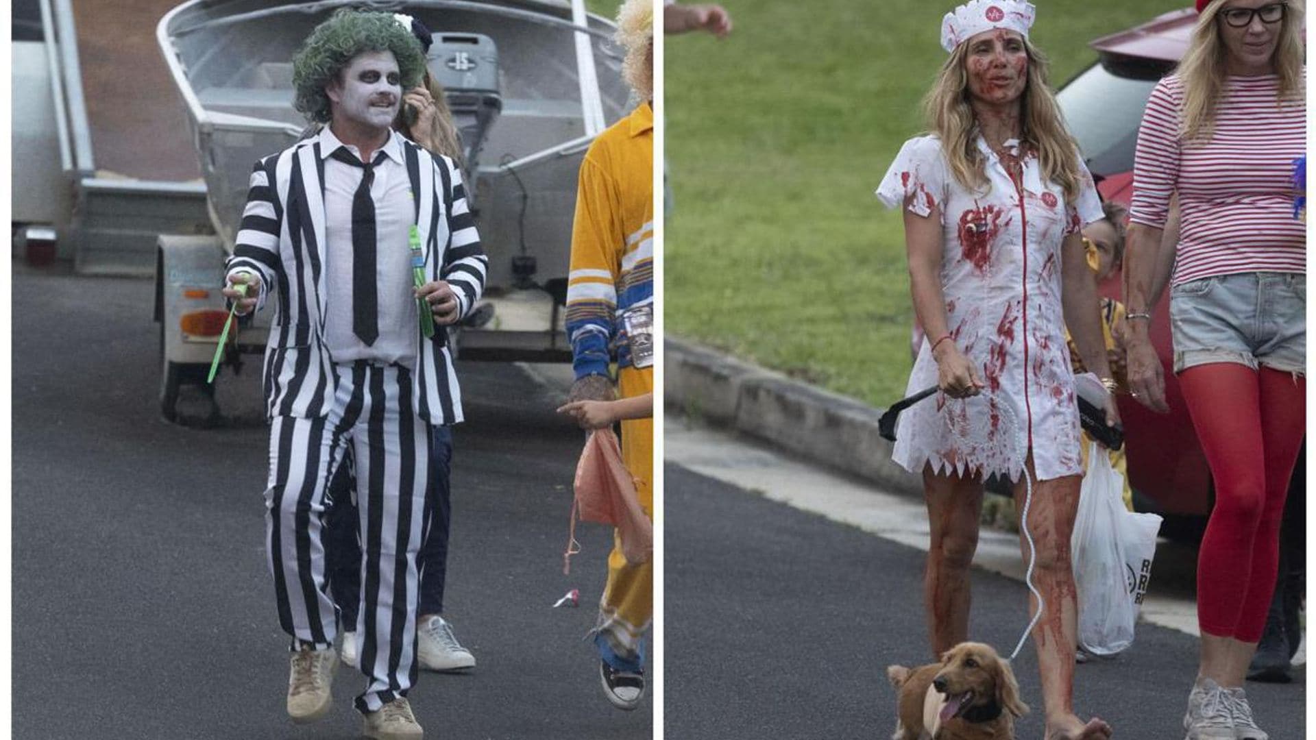 Elsa Pataky goes trick-or-treating with a simple but terrifying Halloween costume