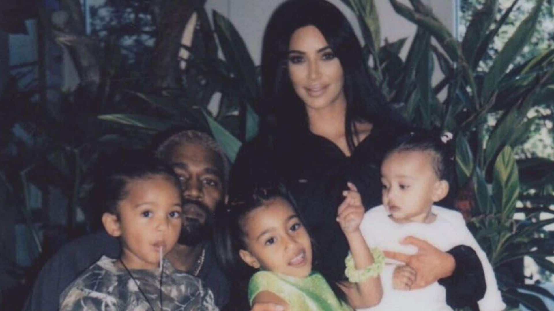 Kim Kardashian shares which one of her children leaked baby number four news