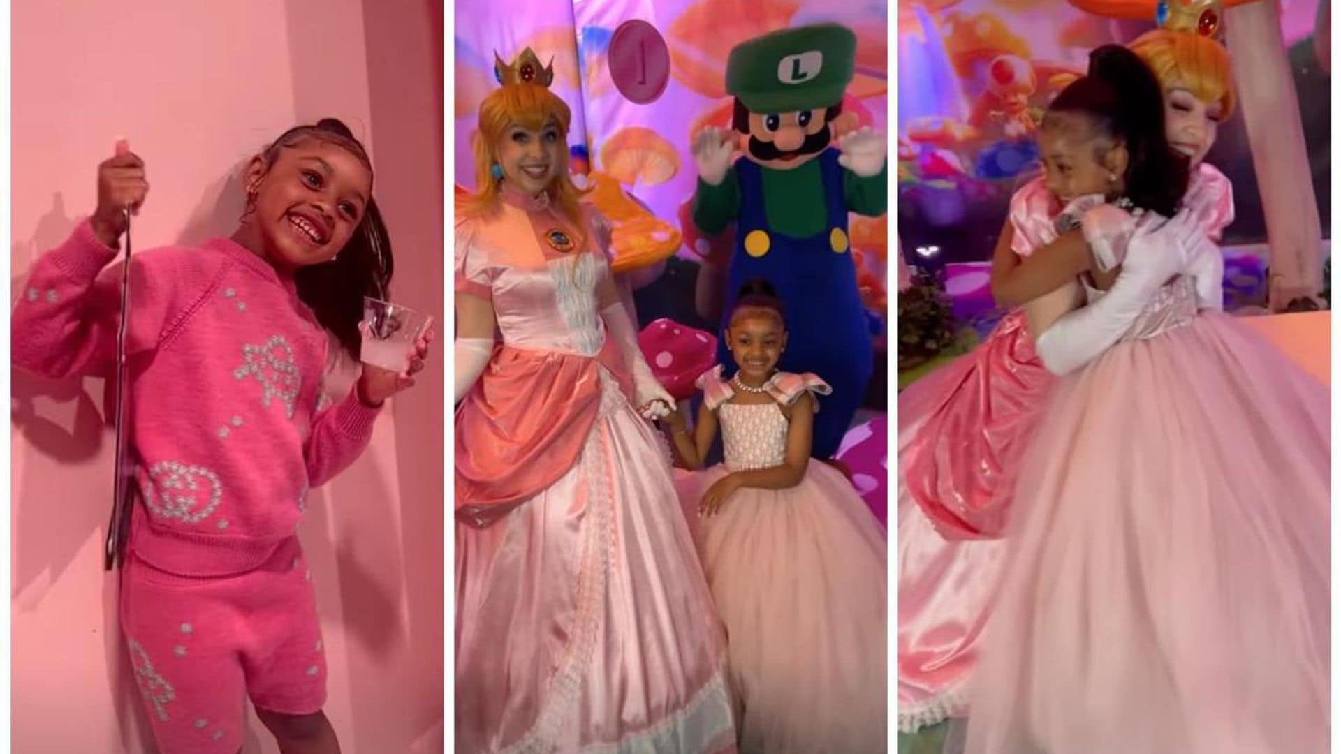 Cardi B and Offset throw Kulture Kiari a jaw-dropping Super Mario-themed 5th birthday celebration