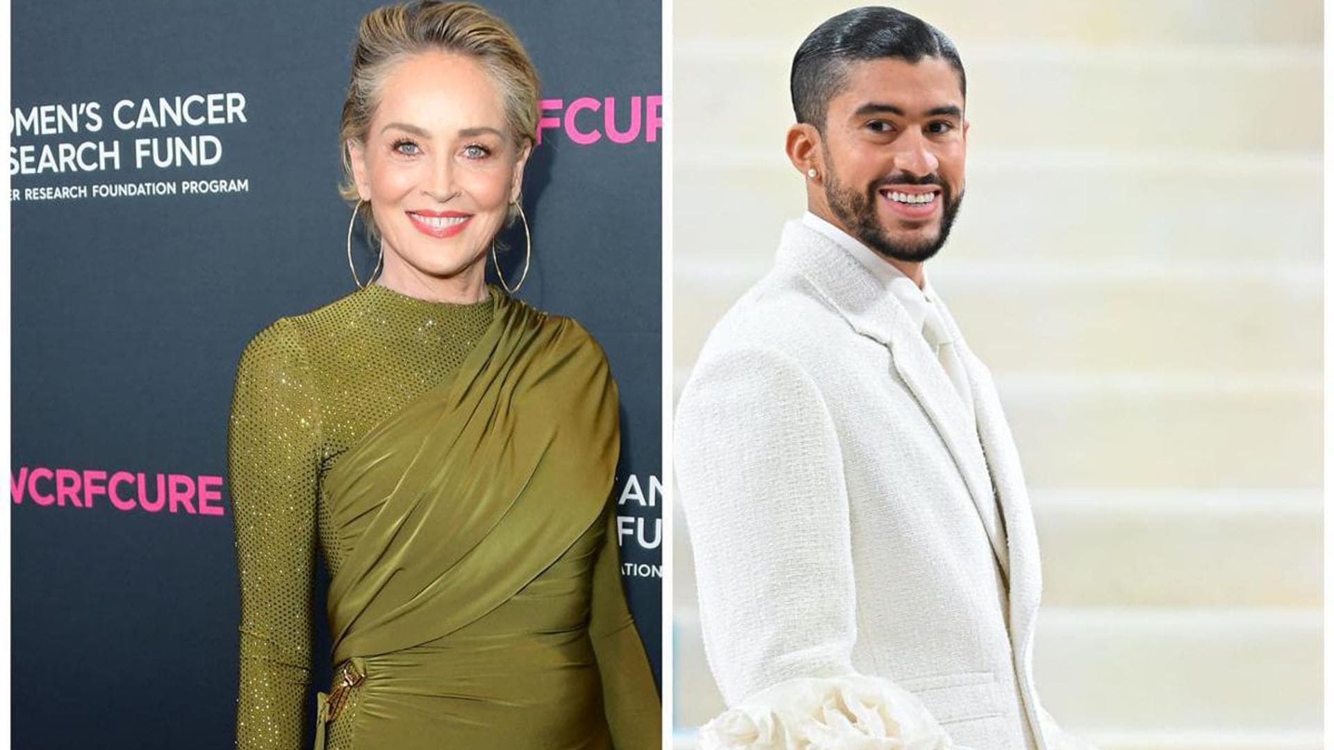 Sharon Stone had the best reaction to Bad Bunny’s steamy shower selfie