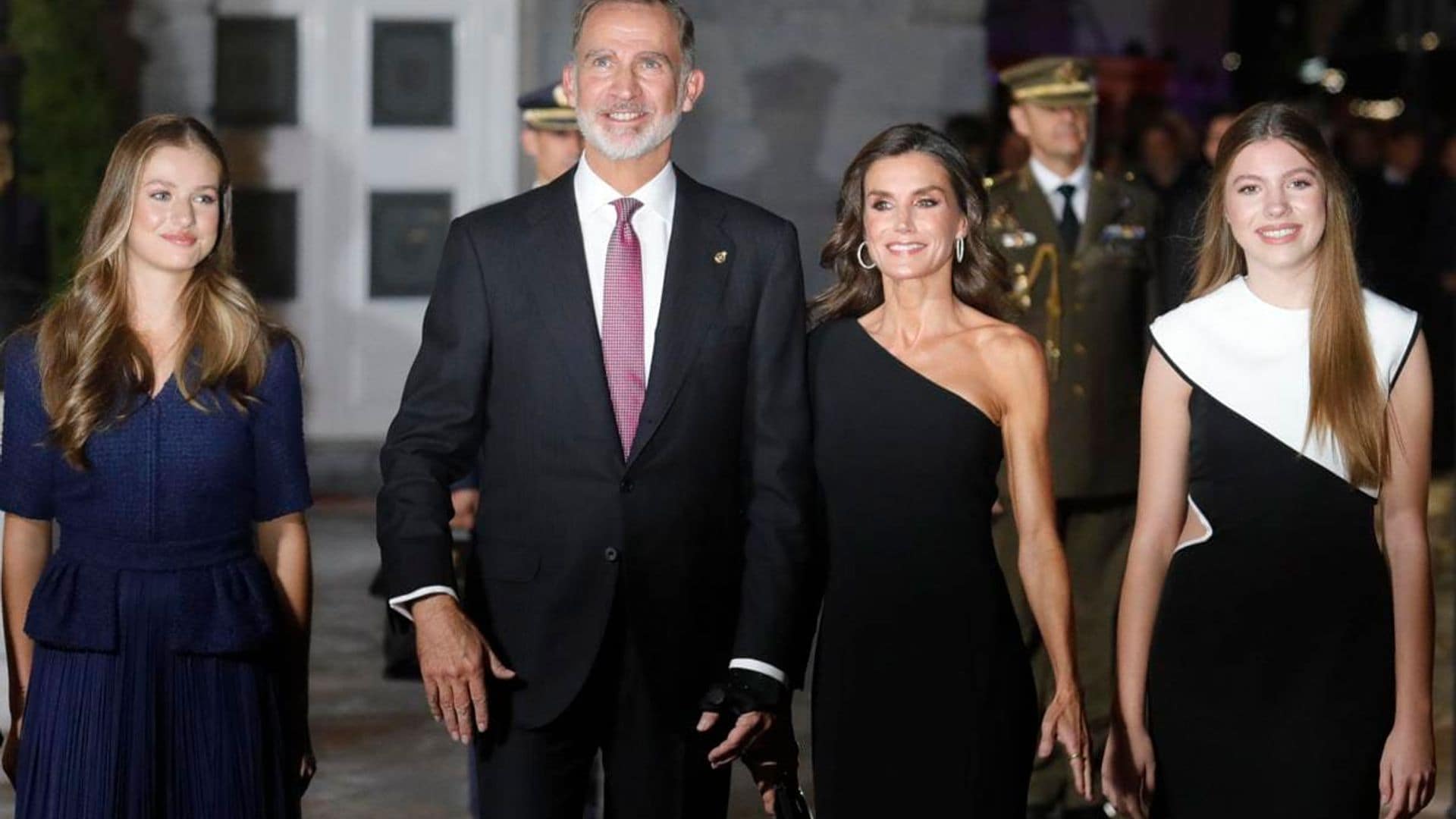 Infanta Sofia reunites with her family in Spain