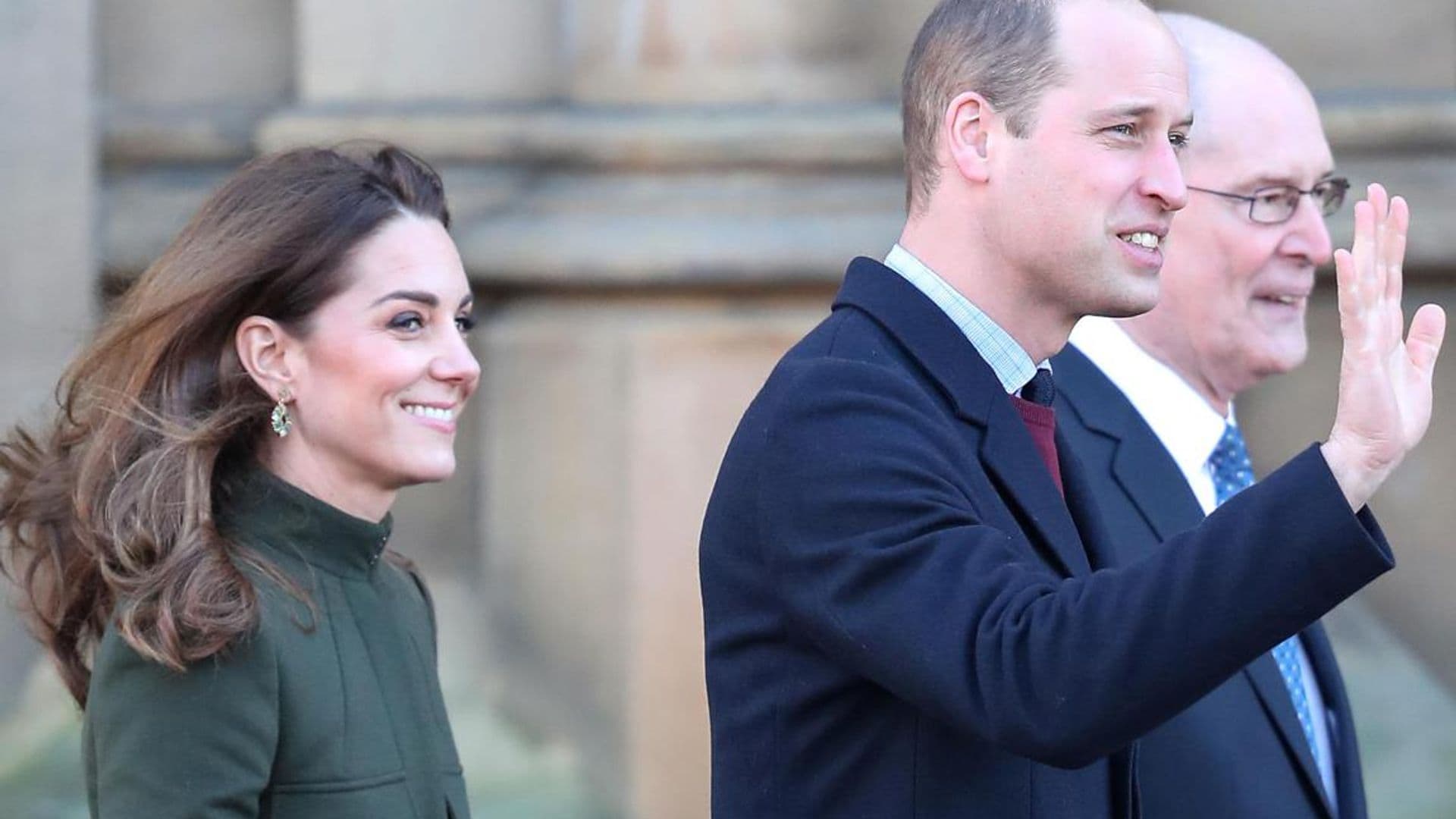 Kate Middleton and Prince William greet royal watchers in Bradford