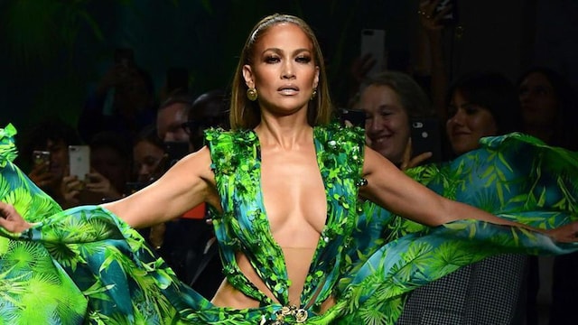 Jennifer Lopez in Versace Dress