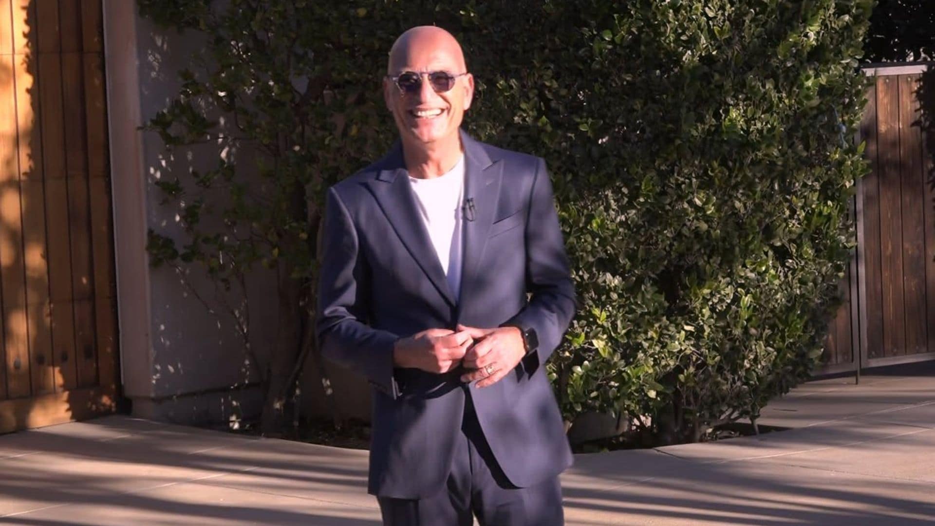 Howie Mandel is guest hosting the Ellen DeGeneres Show from his driveway