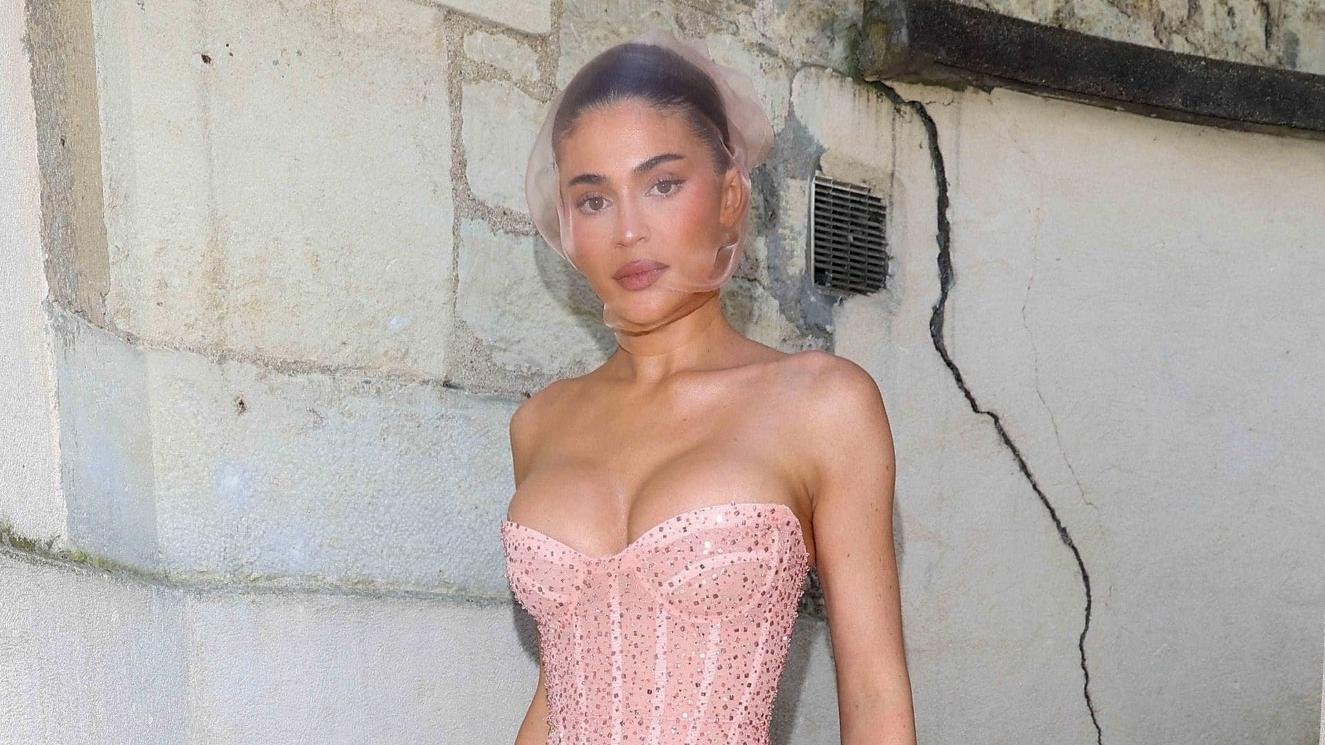 Kylie Jenner's princess moment in corseted dress during Paris Haute Couture Week