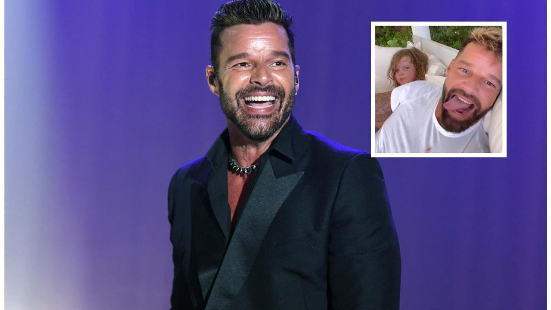 Ricky Martin shares pics enjoying the Dominican Republic with his kids, including Lucia, who is growing up so fast!