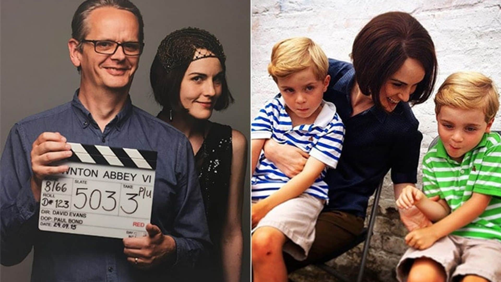 Michelle Dockery shares photos from final days filming 'Downton Abbey'