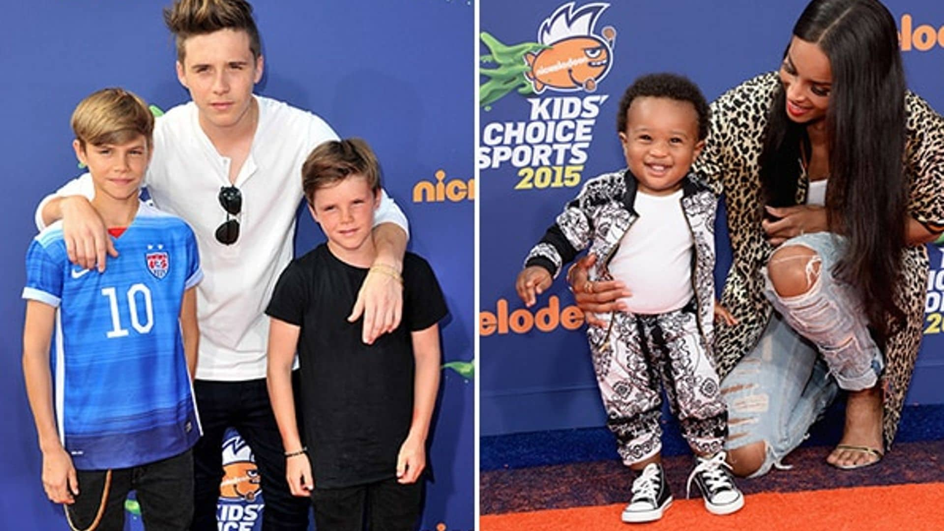 Ciara's son steals the show at the Nickelodeon Kids' Choice Sports Awards