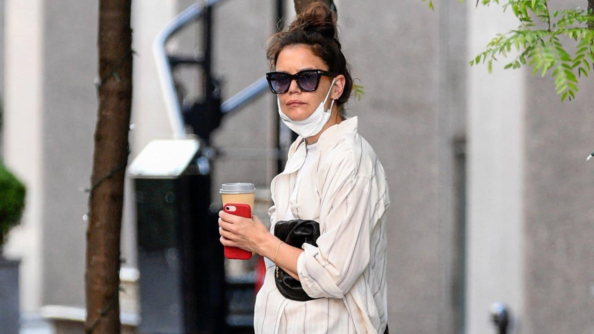 Katie Holmes was seen out for the first time since her breakup