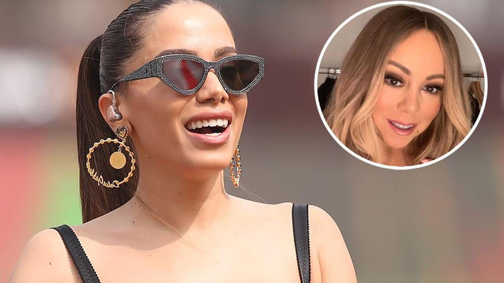 Urbano singer Anitta receives the best Christmas present of all, meeting her idol Mariah Carey