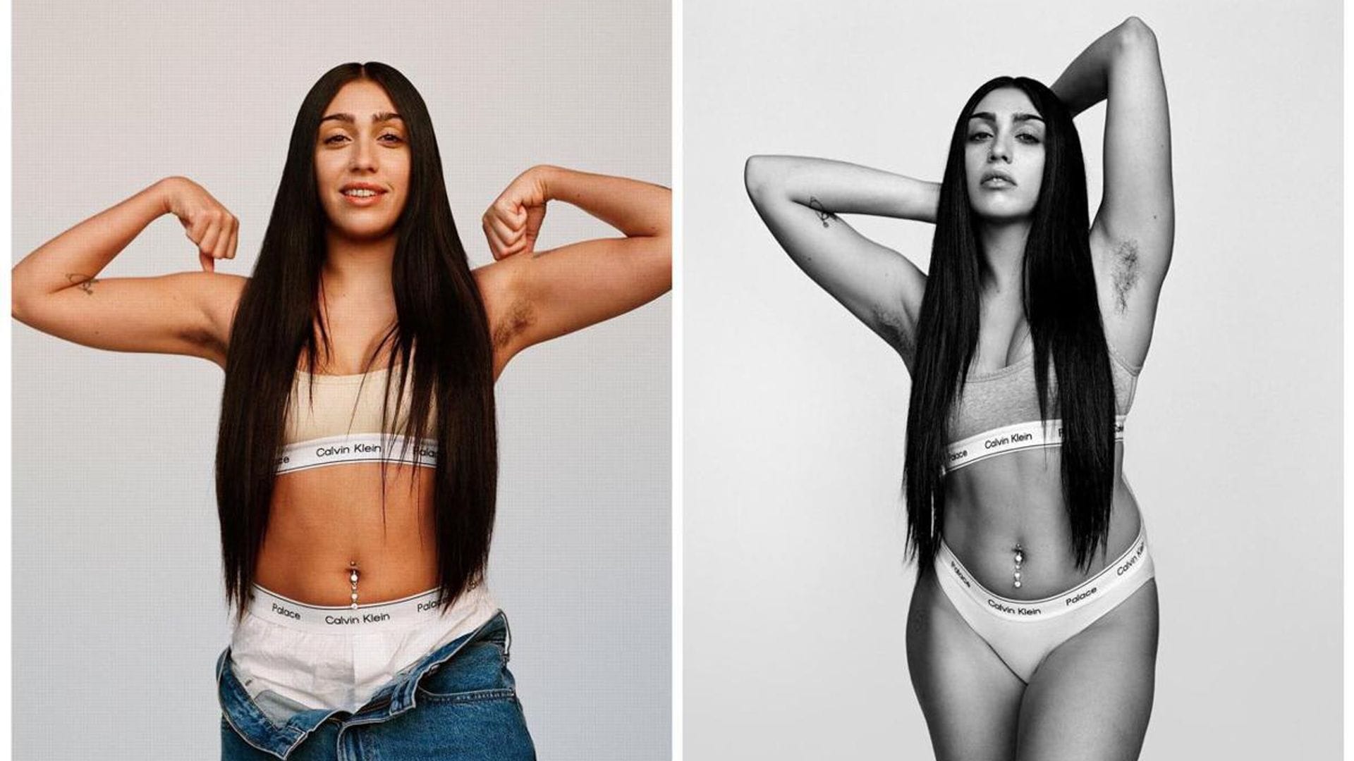 Lourdes Leon flaunts her armpit hair in Calvin Klein/Palace campaign