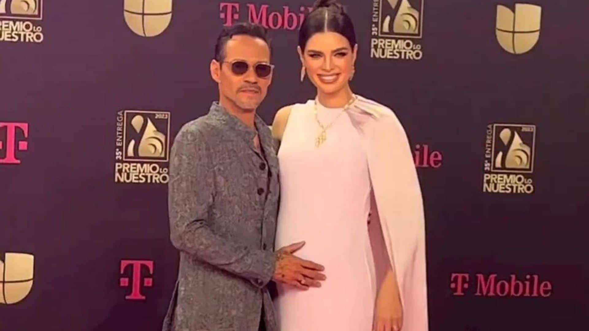 Nadia Ferreira and Marc Anthony’s first red carpet appearance after pregnancy announcement
