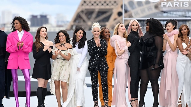 Camila Cabello and Helen Mirren show their inner model for L'Oreal at Paris Fashion Week