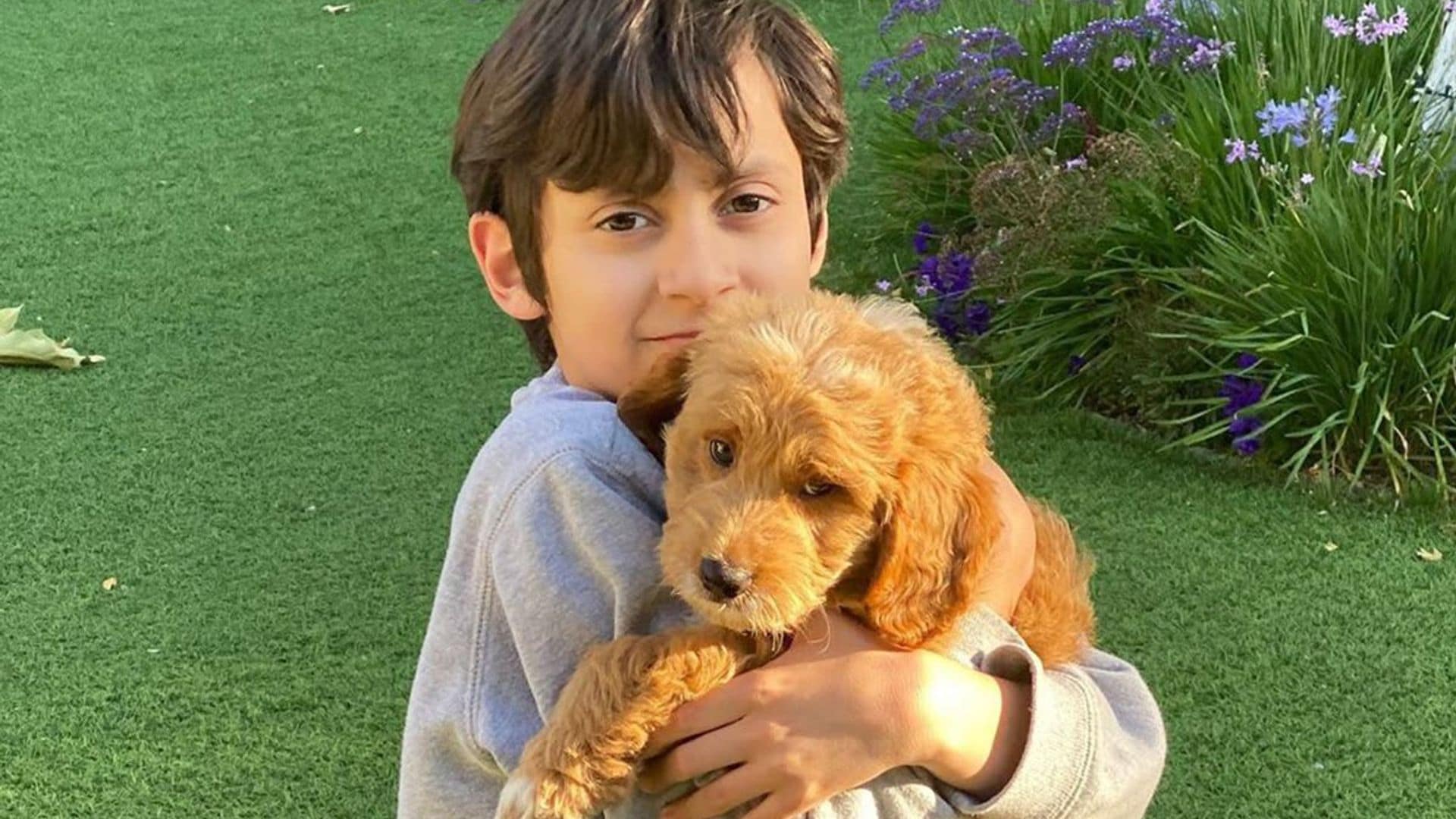 Jennifer Lopez and Marc Anthony's son Max finally names his puppy