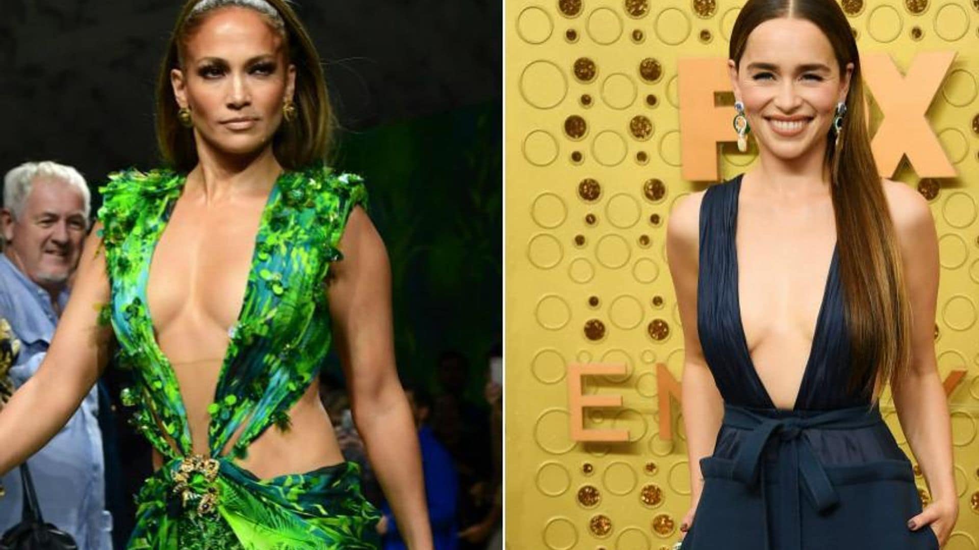 JLo reacts to Emilia Clarke channeling her at Emmys 2019