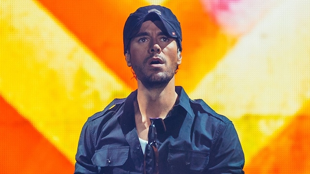 Enrique Iglesias looking up