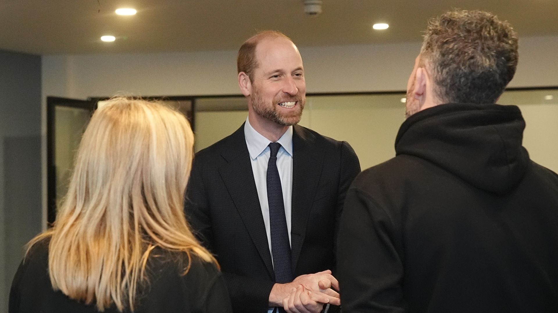 Prince William steps out following wife Kate's announcement