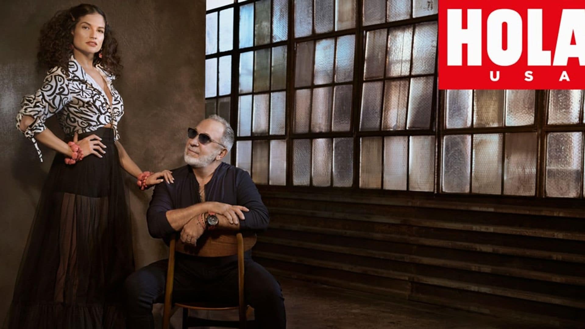 Emilio Estefan and Natalia Jimenez HOLA! USA exclusive story