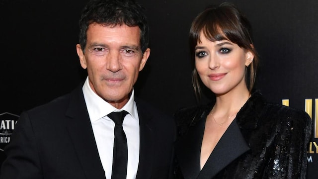 Dakota Johnson paid tribute to her stepfather Antonio Banderas in heartfelt speech