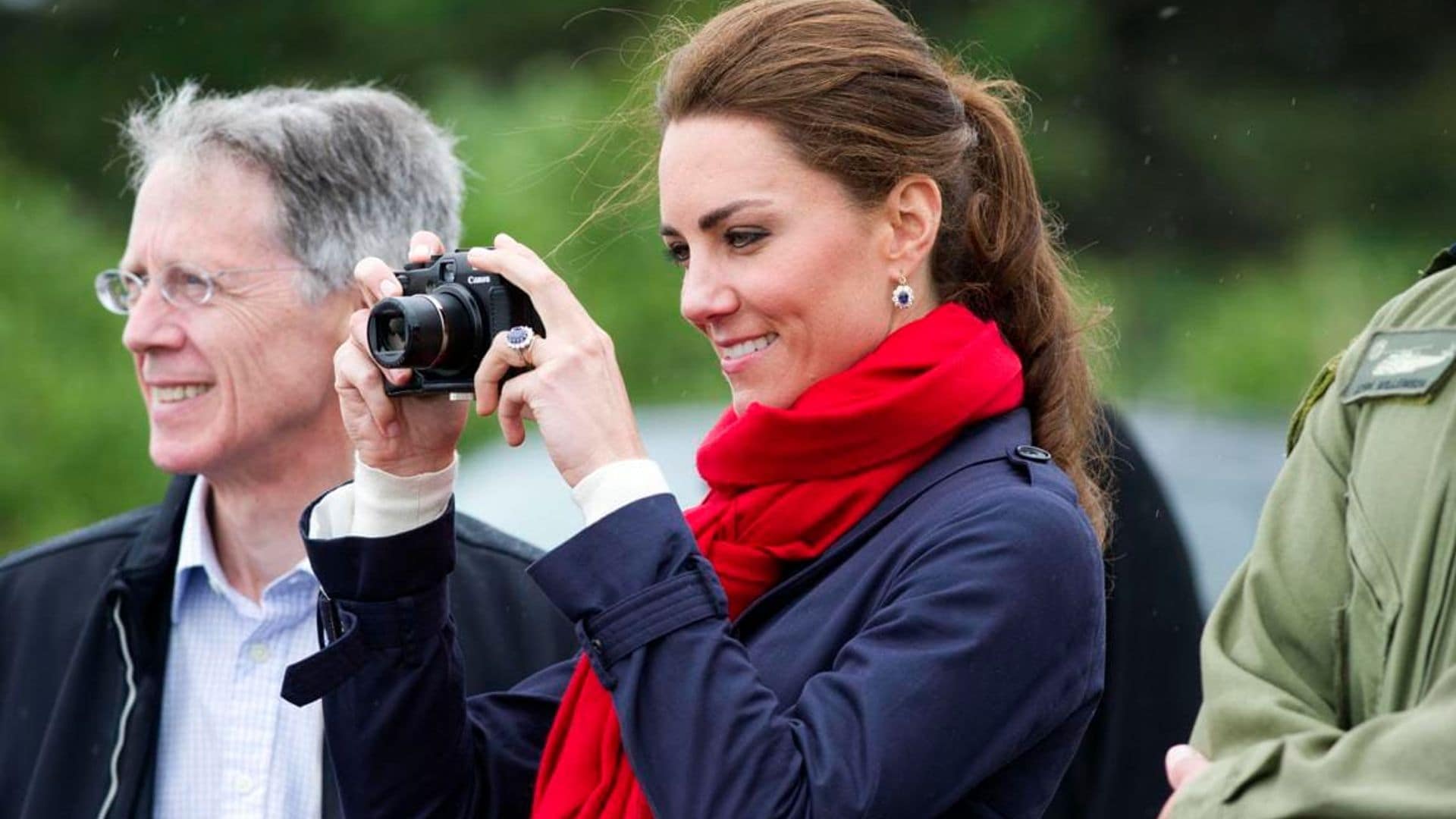 Kate Middleton shares never-seen photo of William, George and Charlotte volunteering