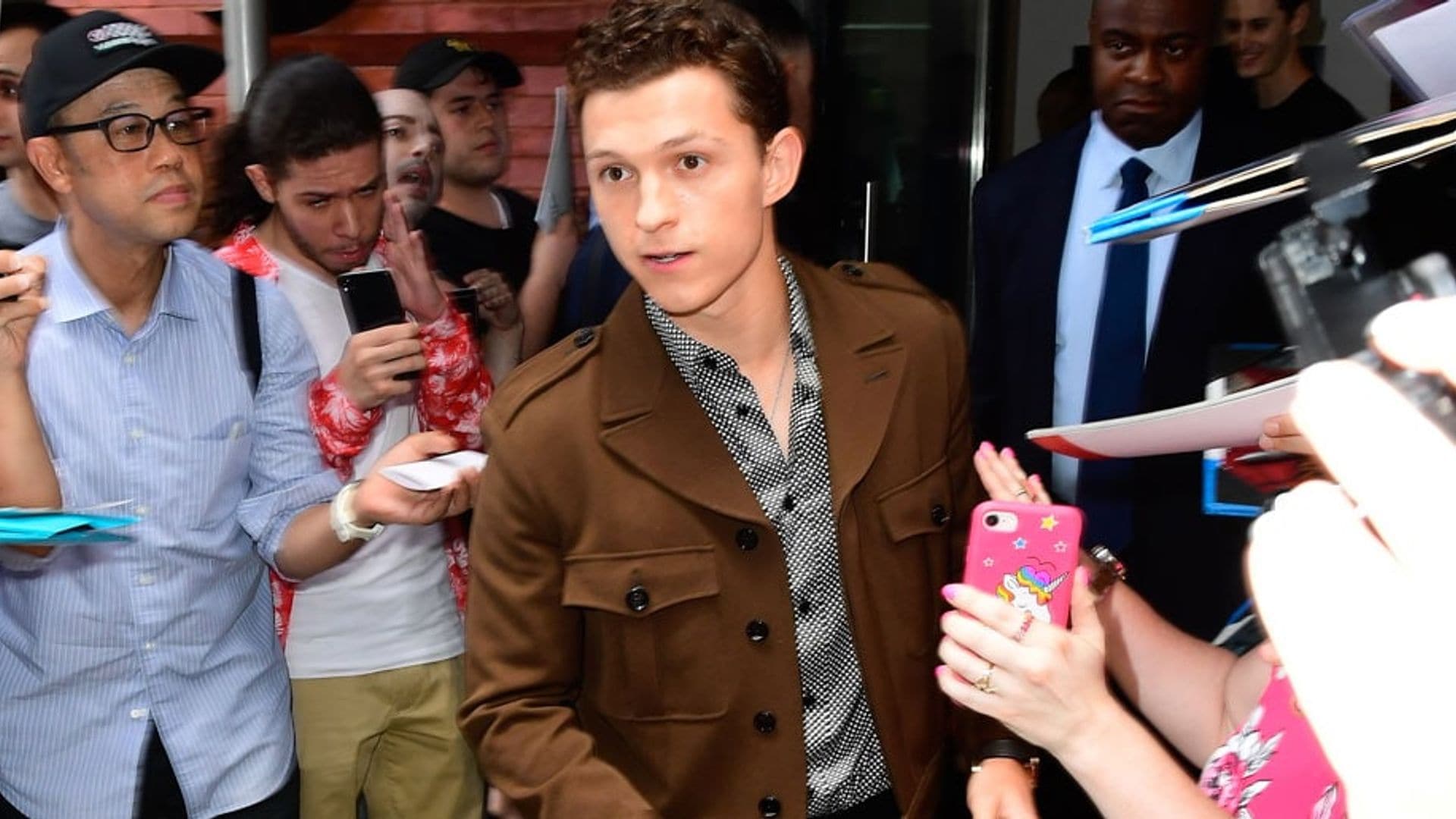 Tom Holland became real-life superhero and saved a fan from a crowd