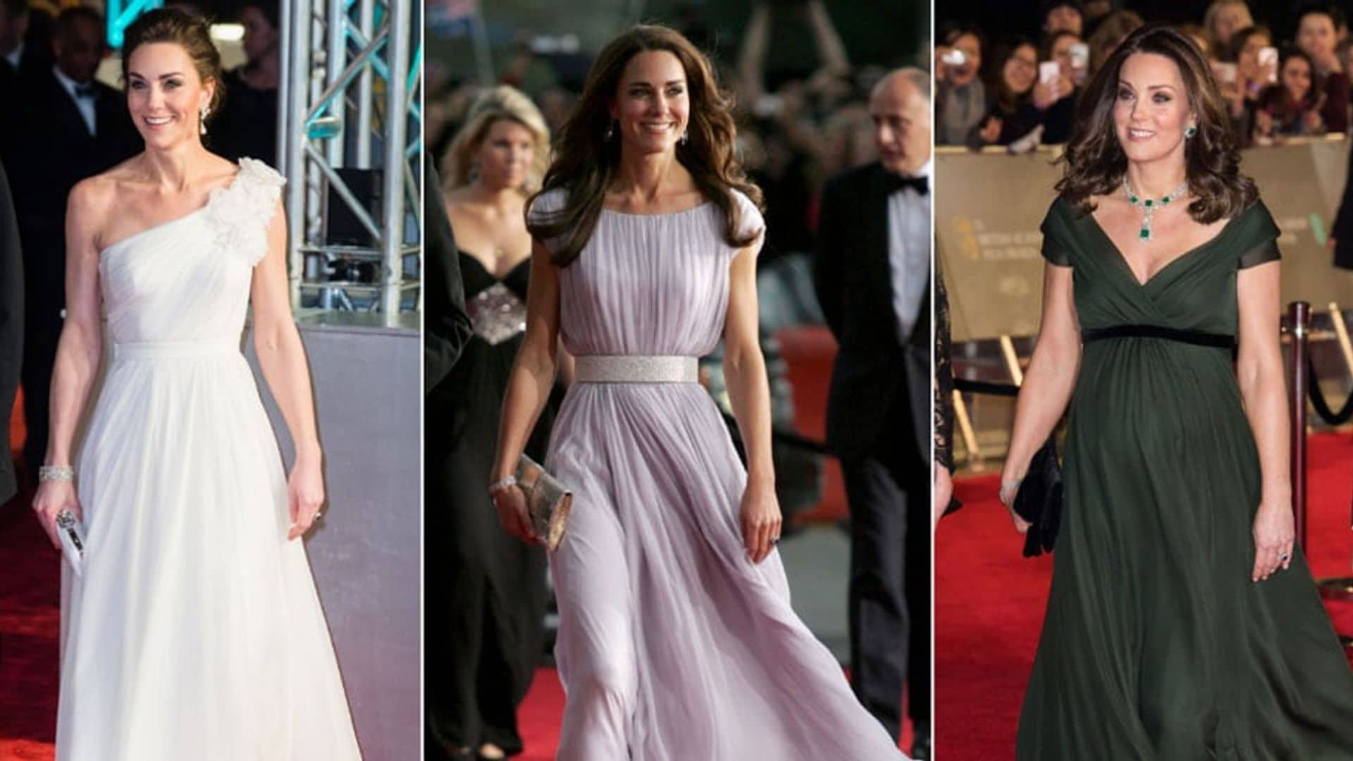 Style rewind: Kate Middleton's BAFTAs looks