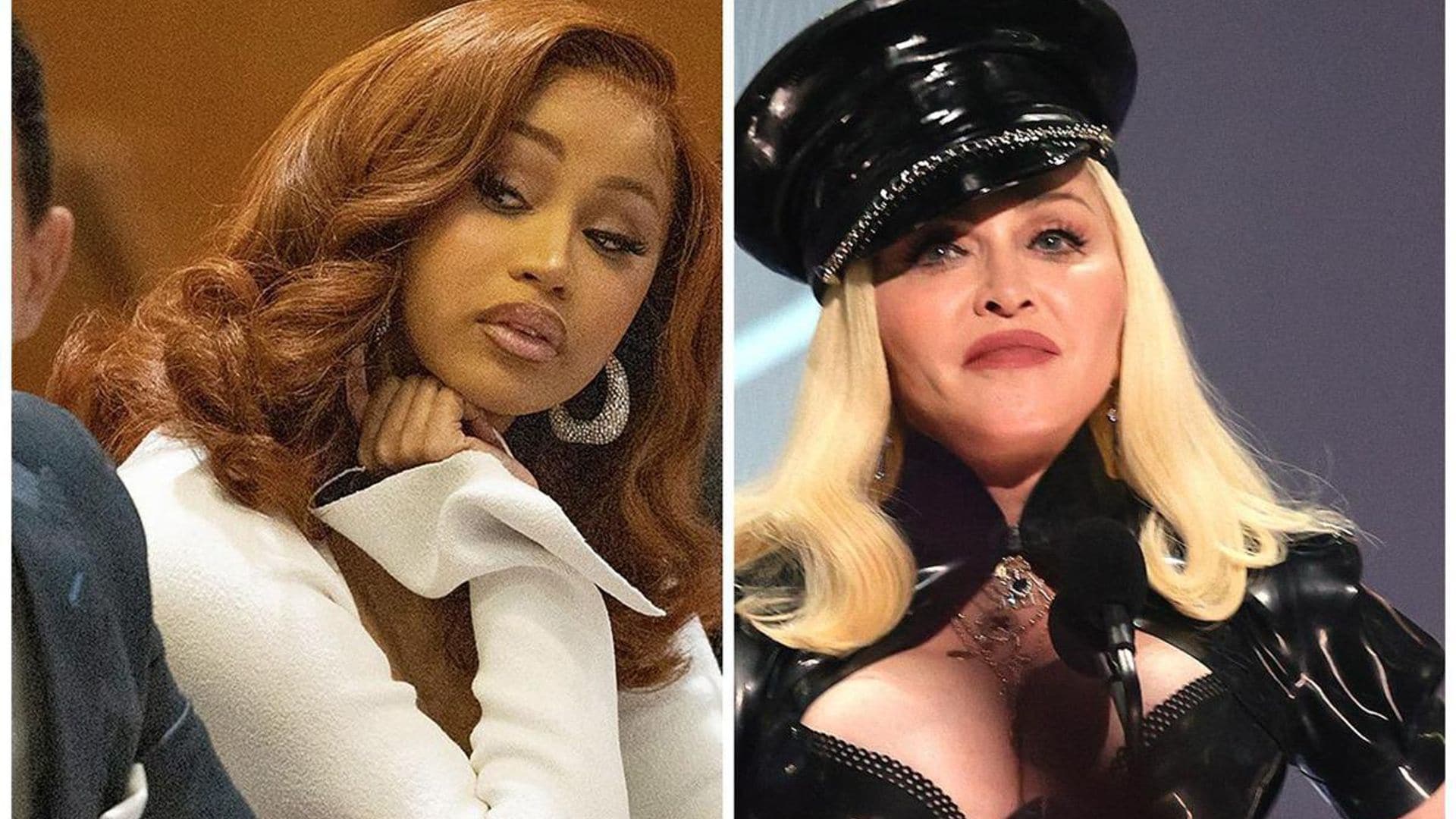 Madonna and Cardi B reconcile after the singer took credit for paving way for women to embrace sexuality