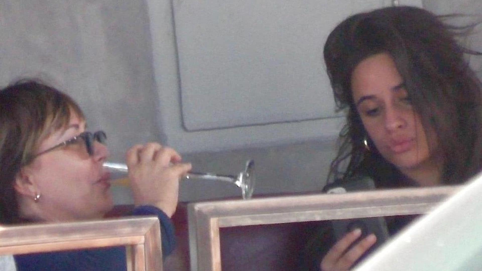 Camila Cabello and her mom let loose at lunch