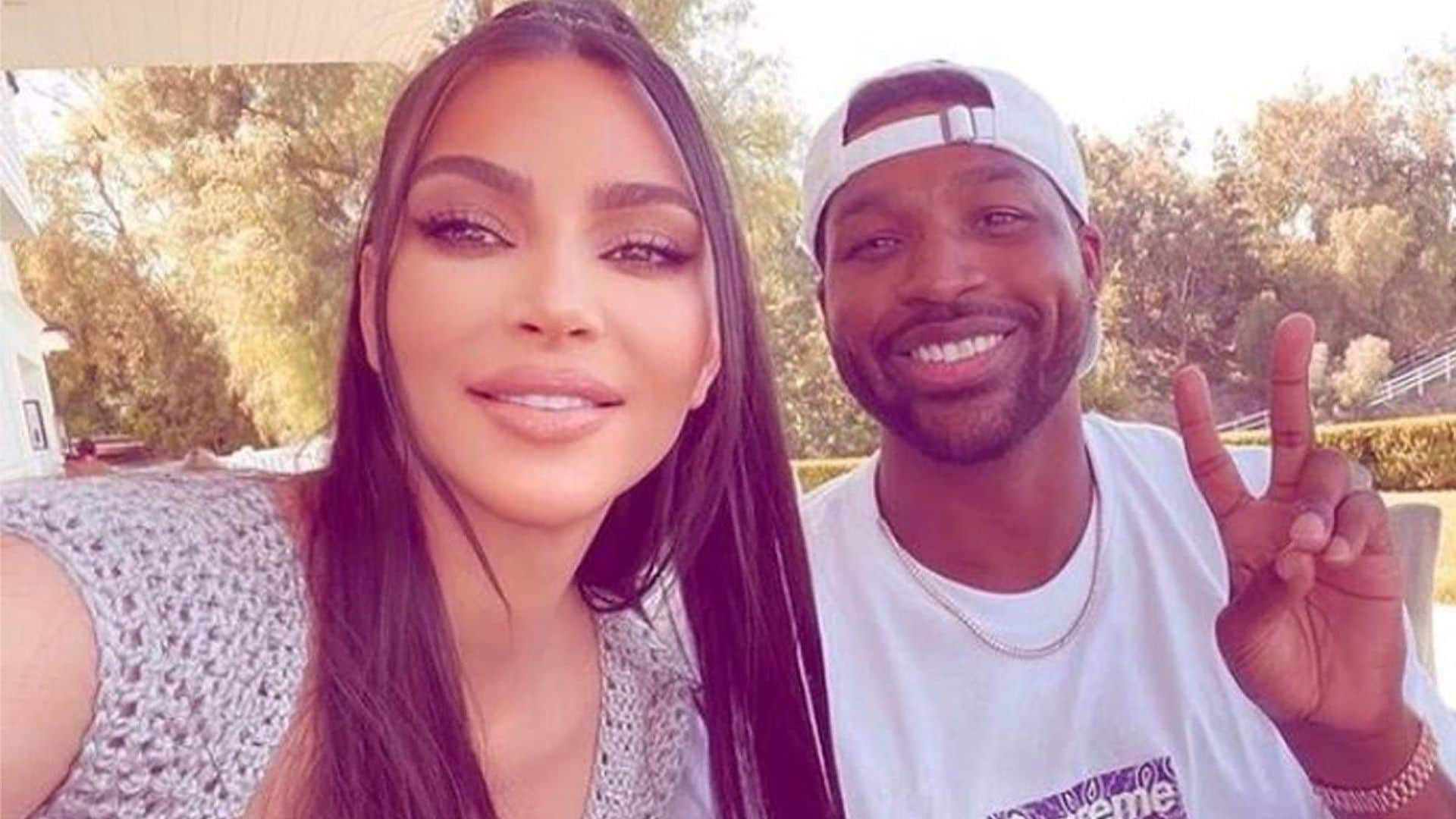 Kim Kardashian and Tristan Thompson