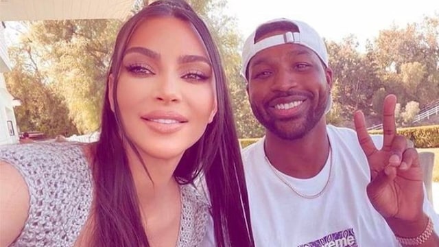 Kim Kardashian and Tristan Thompson