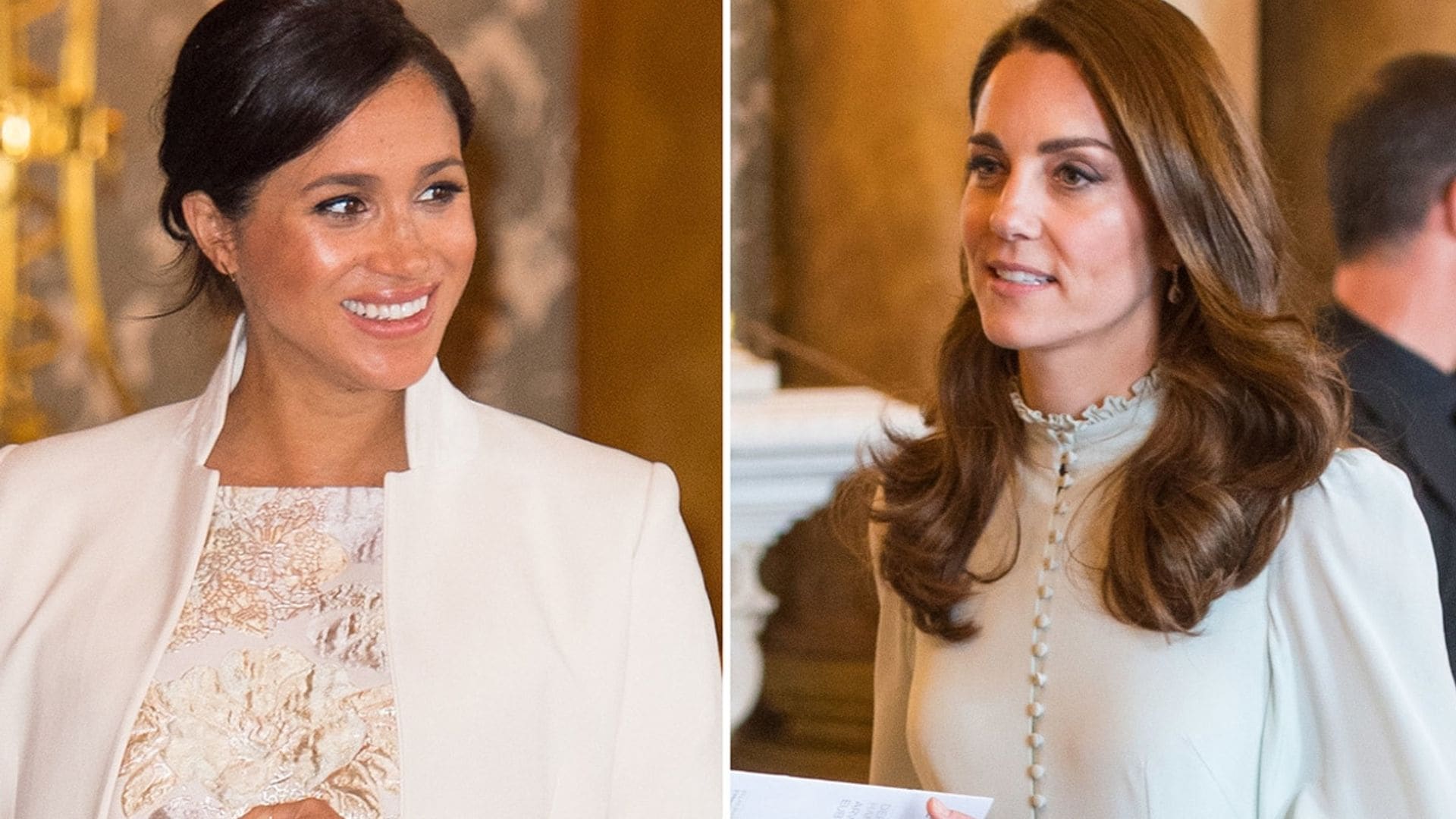 Meghan Markle and Kate Middleton reunite for a fancy affair at Buckingham Palace