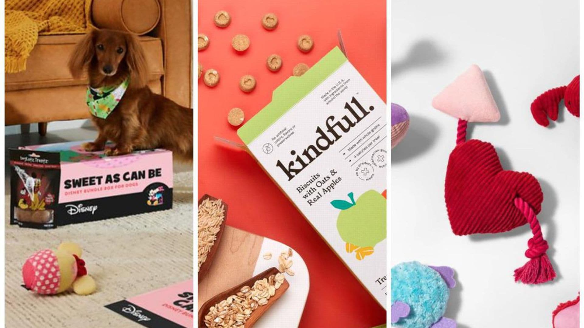 Spoil your furry friend this Valentine's Day with the healthiest treats, entertaining toys, and best grooming products