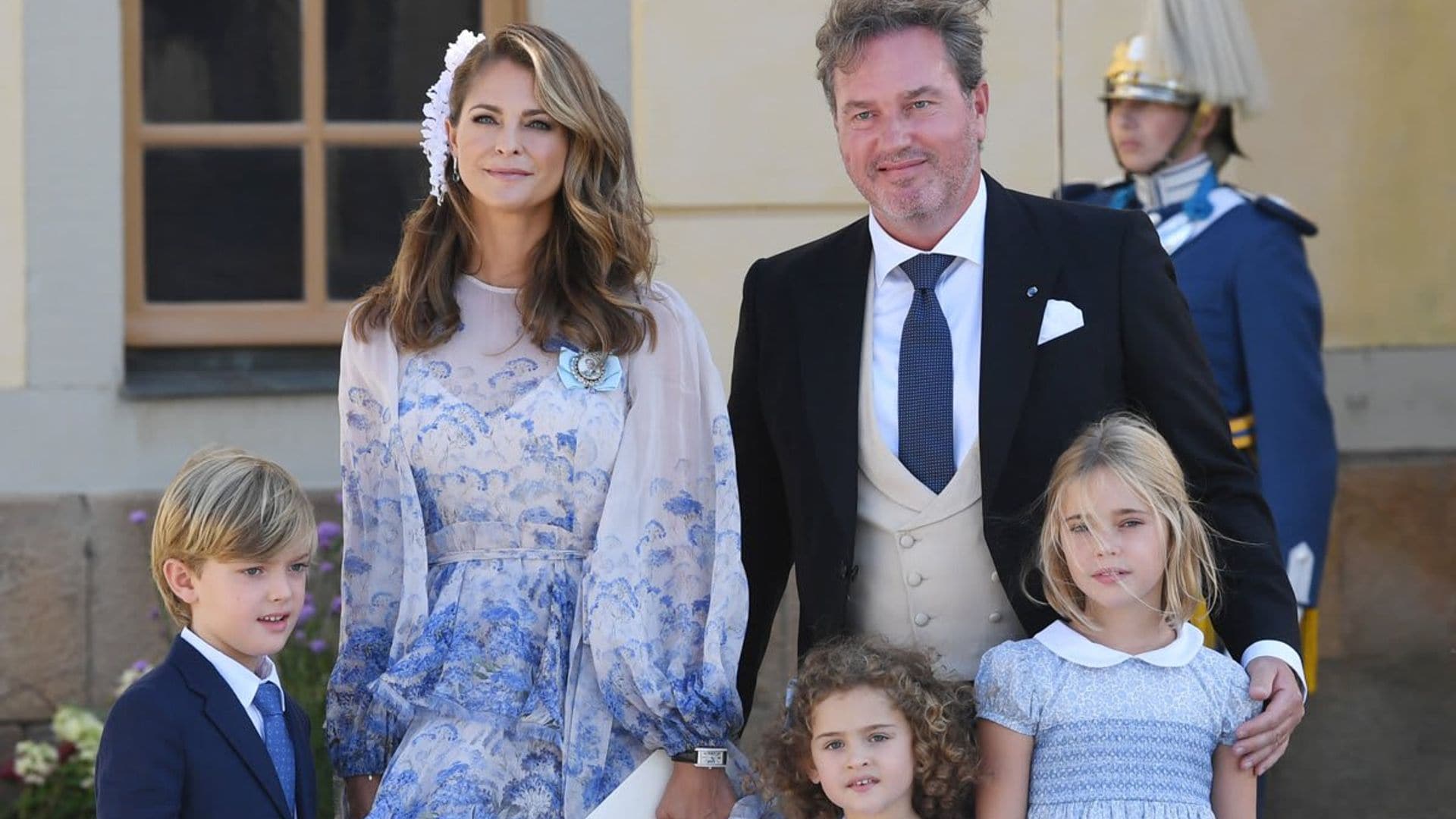 Princess Madeleine and family return to Sweden to celebrate the holidays