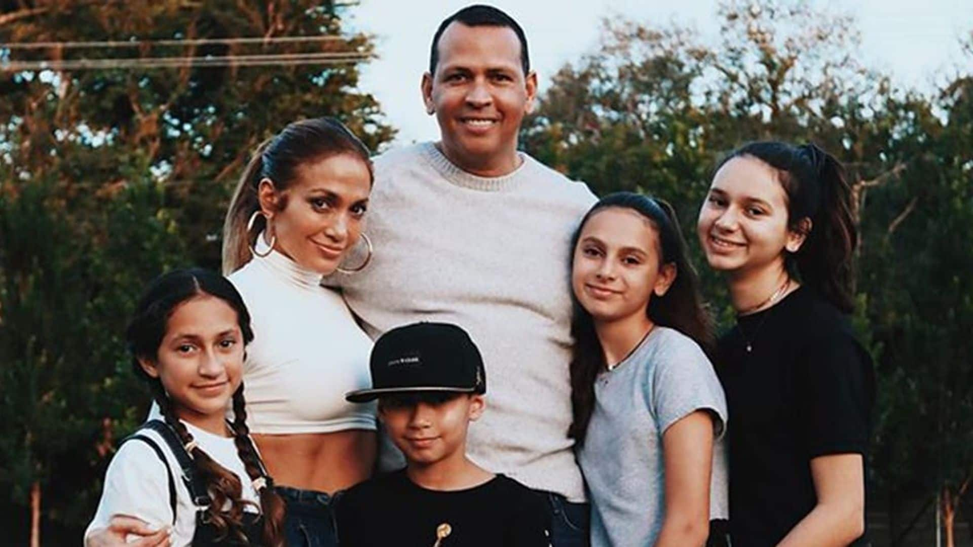 Jennifer Lopez and Alex Rodriguez Family