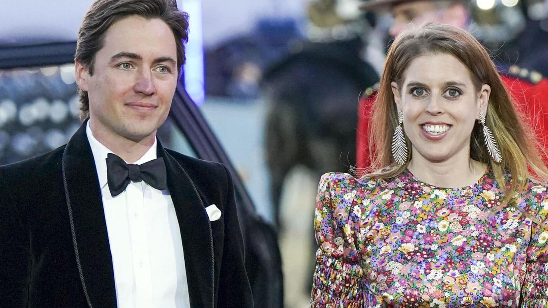 Princess Beatrice and Edo attend preview of Platinum Jubilee celebration